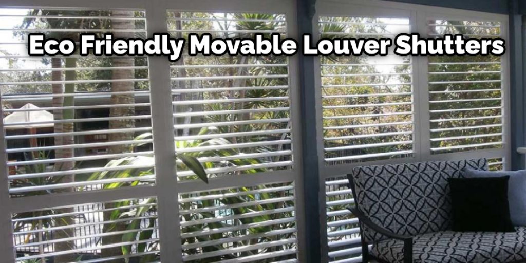 Eco Friendly Movable Louver Shutters