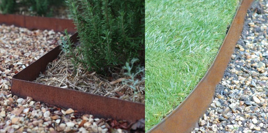 How to Cut Metal Landscape Edging