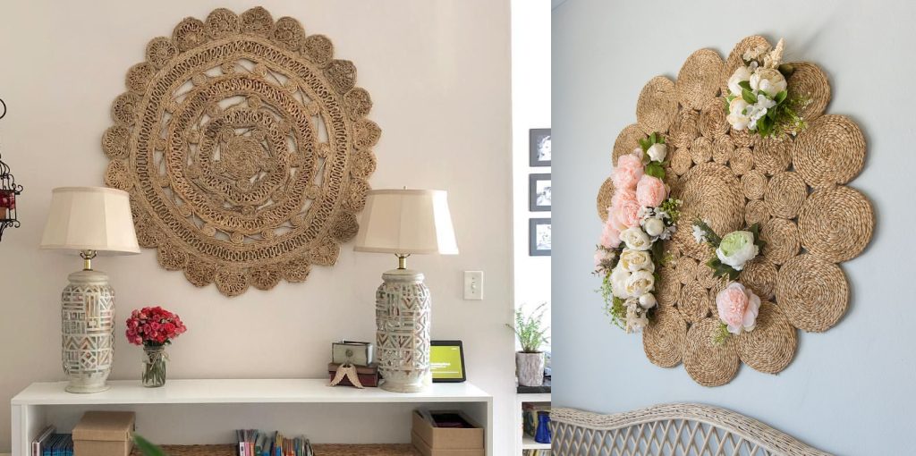 How to Hang a Round Rug on the Wall