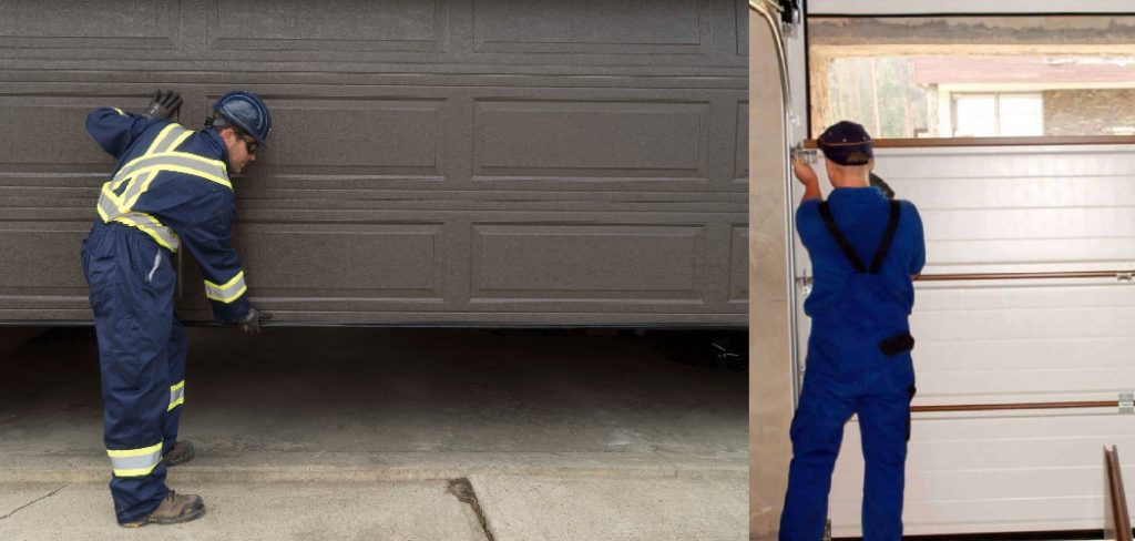 How to Re Engage Garage Door