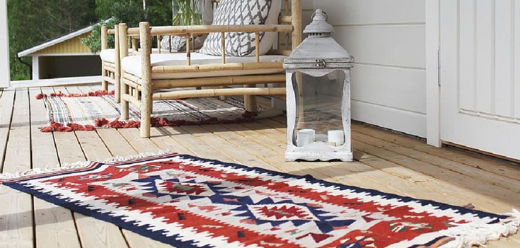 How to Turn an Indoor Rug Into an Outdoor Rug