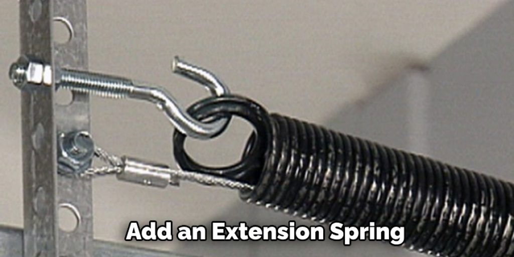  Add an Extension Spring