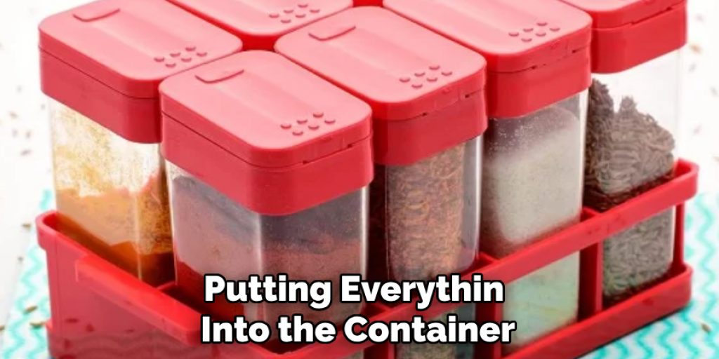 Putting Everything Into the Container