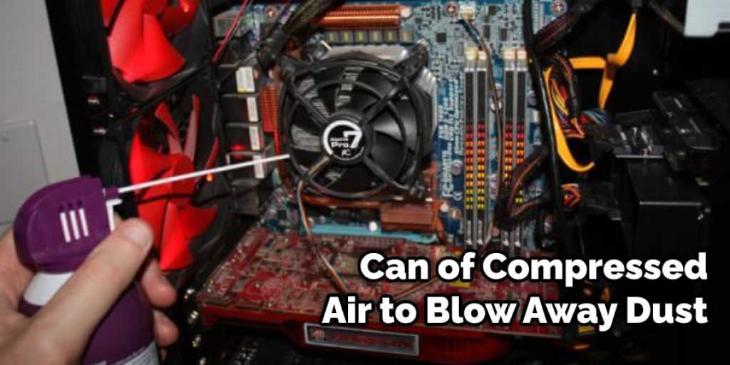 Can of Compressed Air to Blow Away Dust