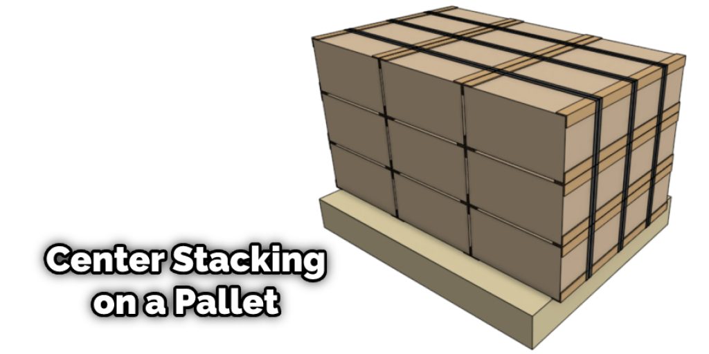Center Stacking on a Pallet