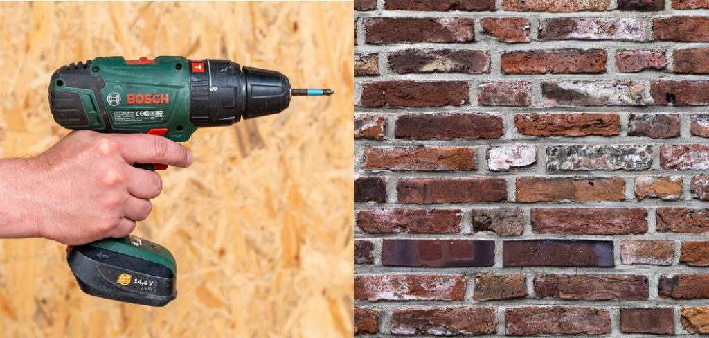 How to Drill Into Brick Without a Hammer Drill