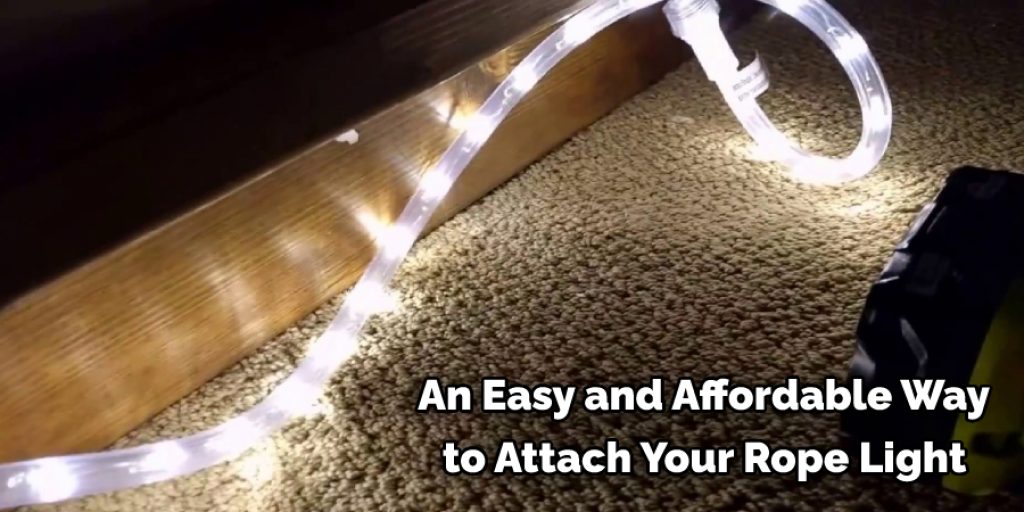  An Easy and Affordable Way  to Attach Your Rope Light