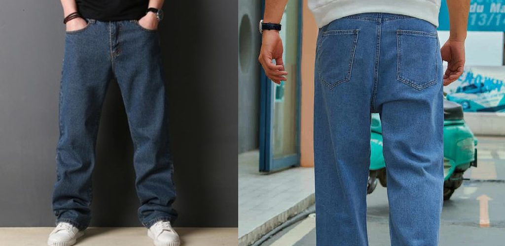 how to wear baggy jeans men's