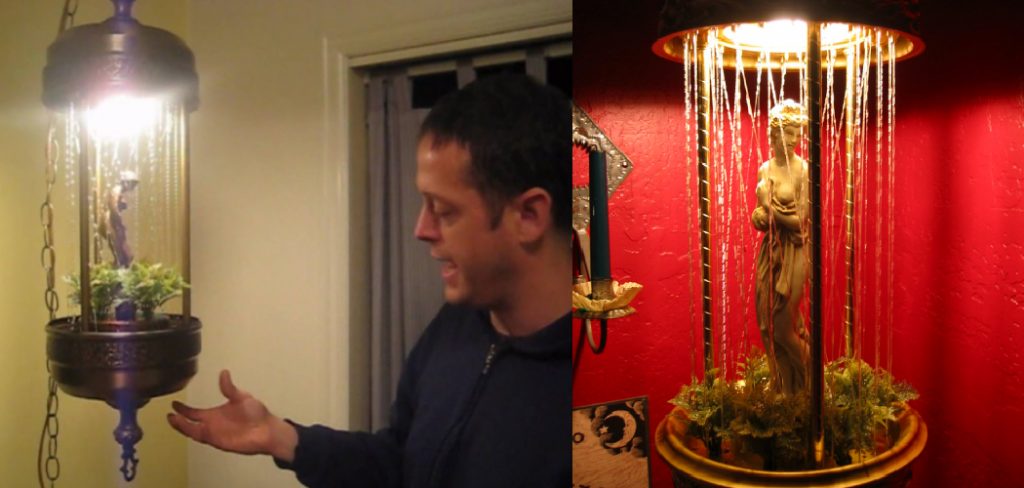 How to Clean an Oil Rain Lamp