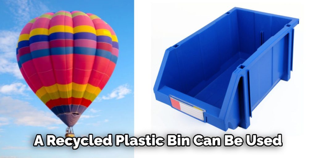 A Recycled Plastic Bin Can Be Used