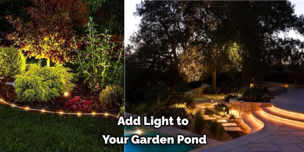 Add Light to  Your Garden Pond