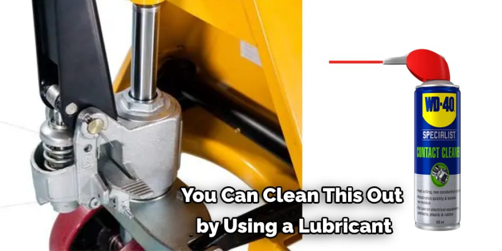 You can Clean This out by using a Lubricant