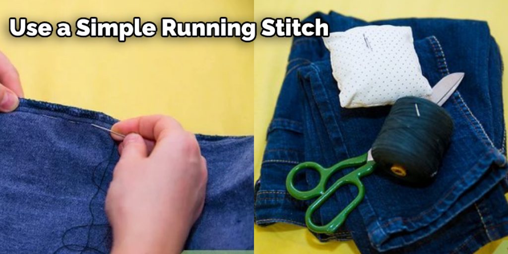  Use a Simple Running Stitch