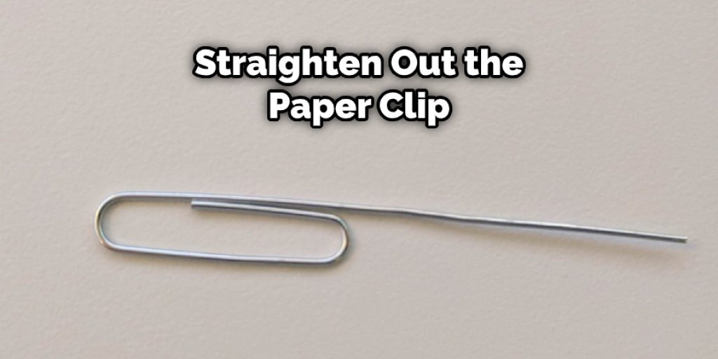 Straighten Out the Paper Clip