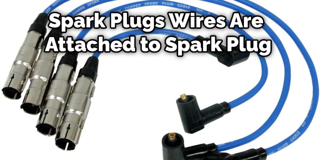Spark Plugs Wires Are Attached to Spark Plug