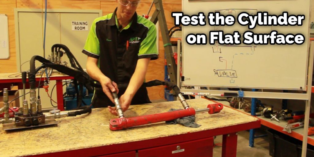 Test the Cylinder on Flat Surface