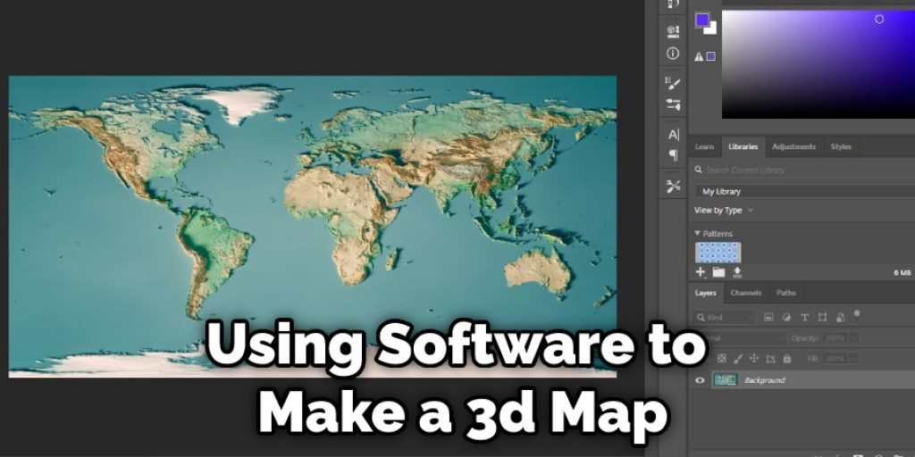 Using Software to Make a 3d Map