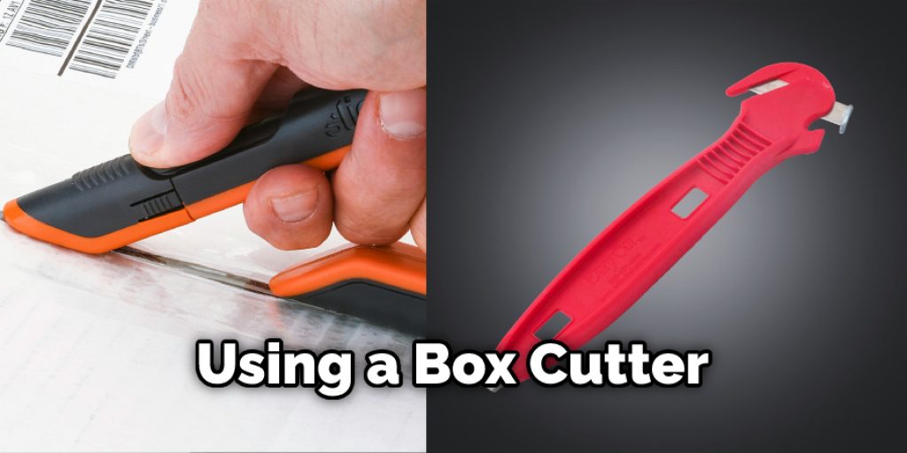 Using a Box Cutter