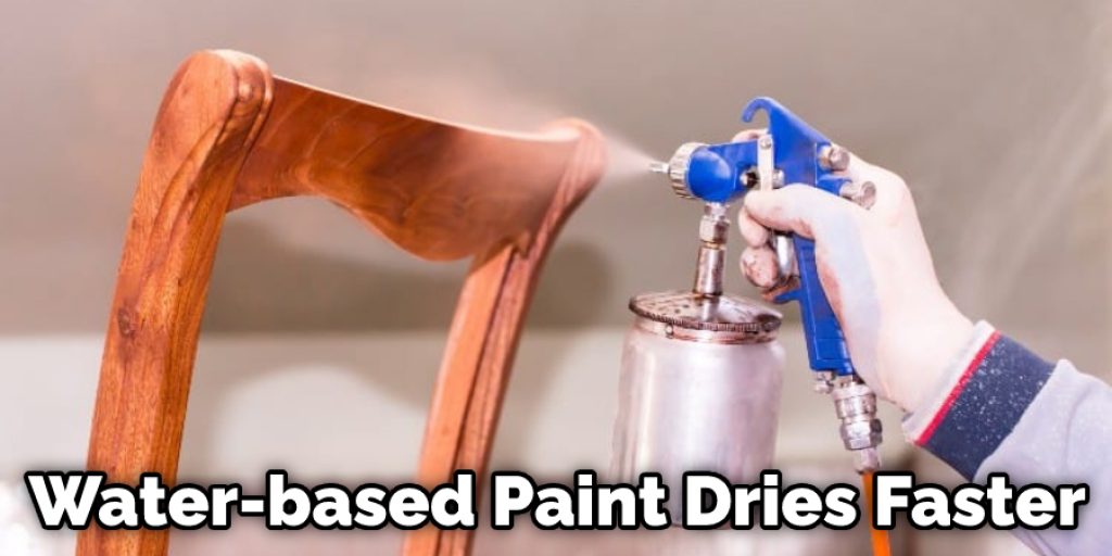 Water-based Paint Dries Faster