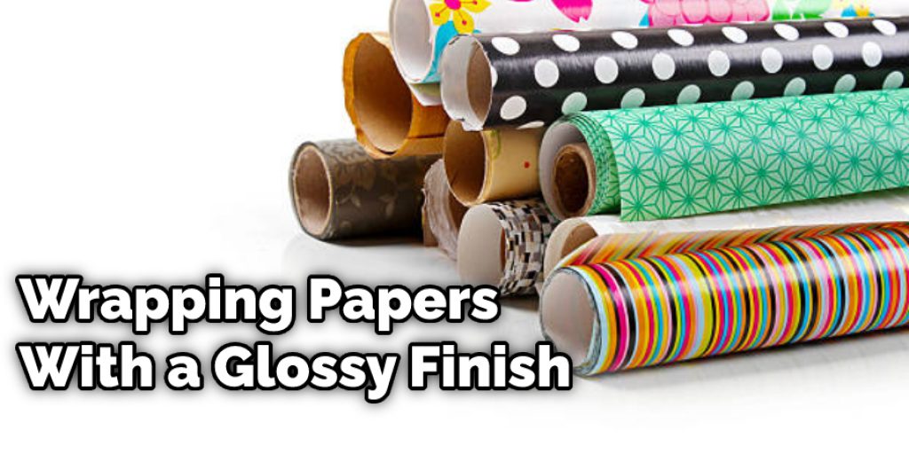 Wrapping Papers With a Glossy Finish