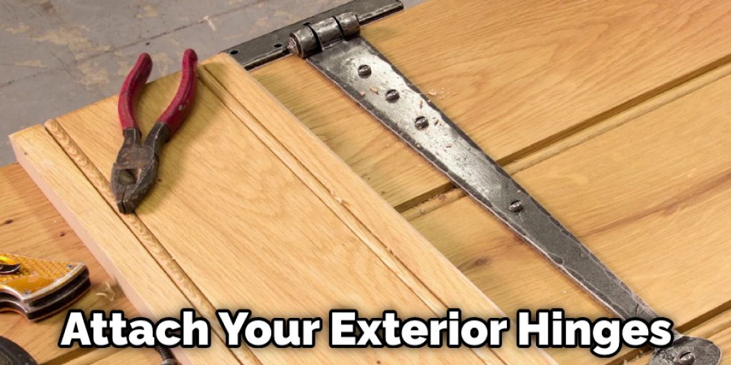 Attach Your Exterior Hinges