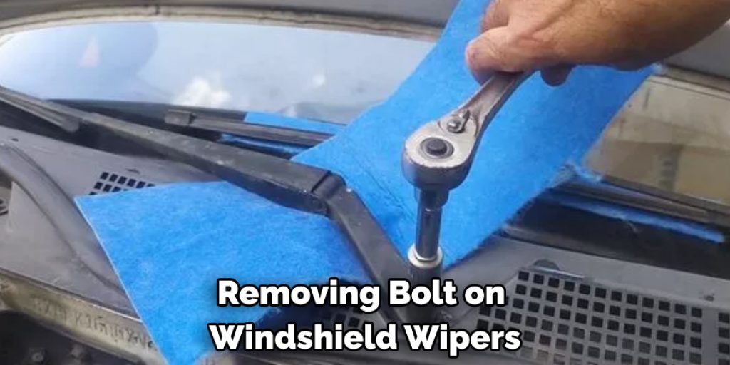 Removing Bolt on  Windshield Wipers