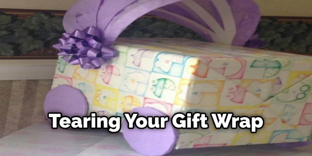 Wrap the Large Baby Shower Gift