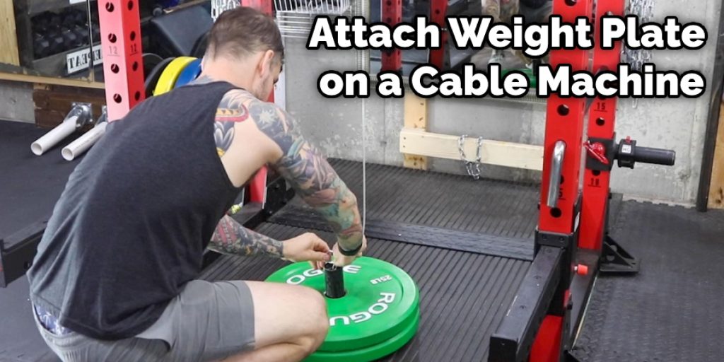 Attach Weight Plate on a Cable Machine