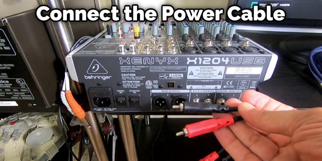 Connect the Power Cable