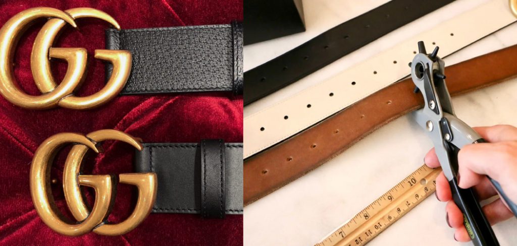 How to Make a Hole in a Gucci Belt