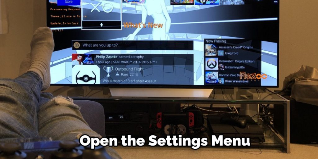 Open the Settings Menu