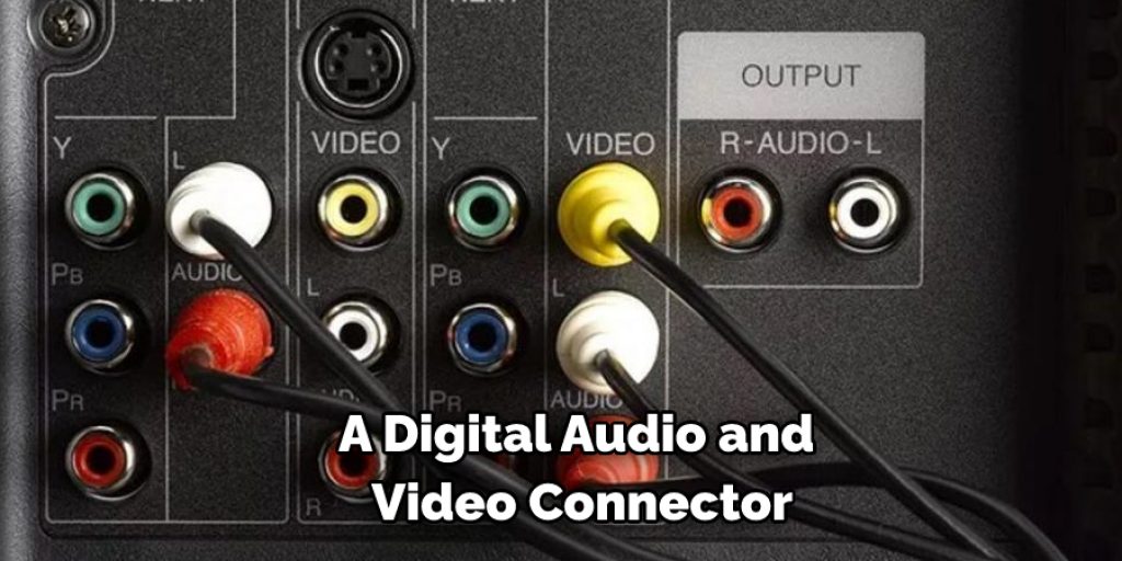 A Digital Audio and  Video Connector