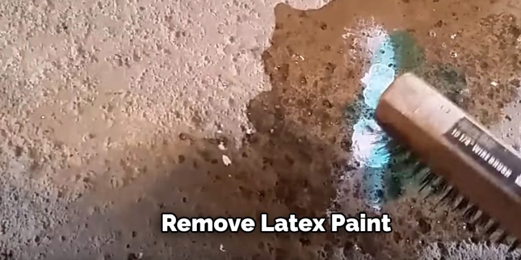Remove Latex Paint