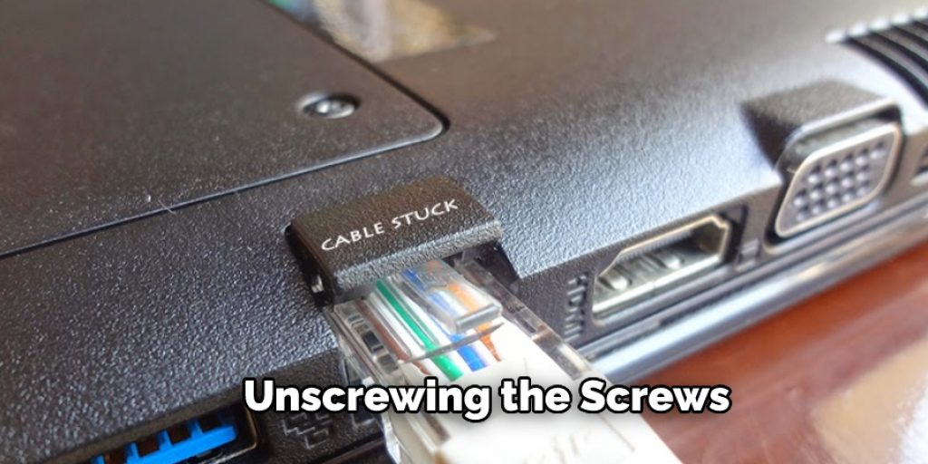 Unscrewing the Screws