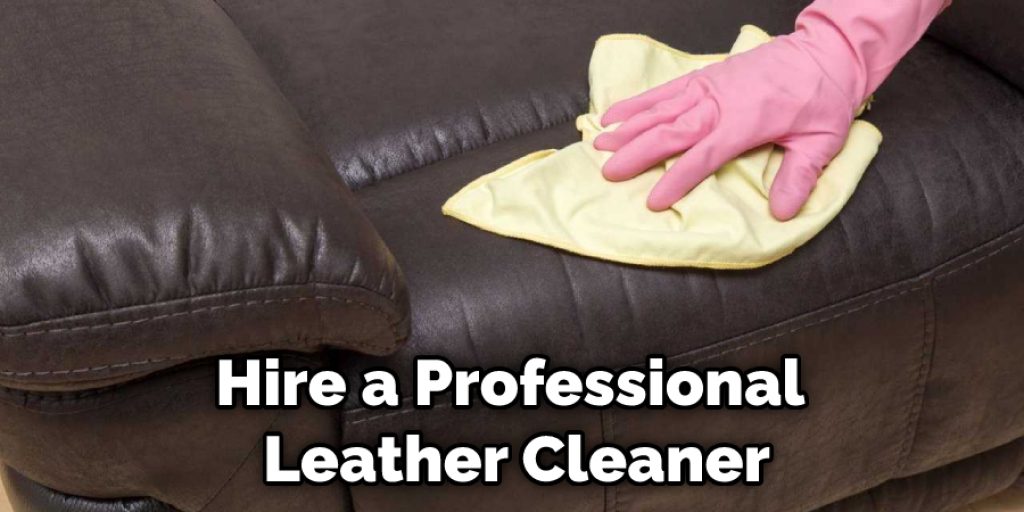 Hire a Professional Leather Cleaner