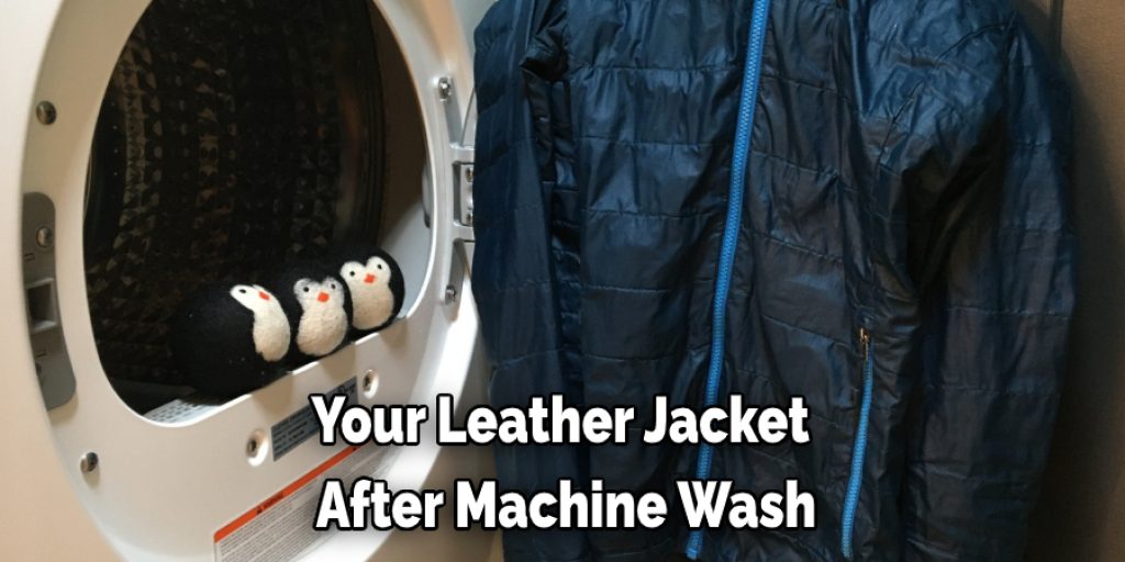 Your Leather Jacket After Machine Wash