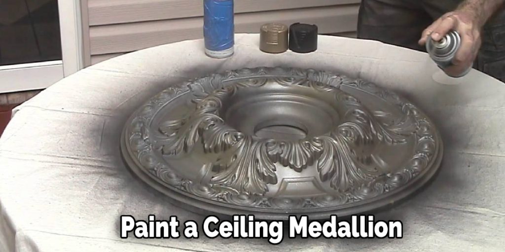Paint a Ceiling Medallion