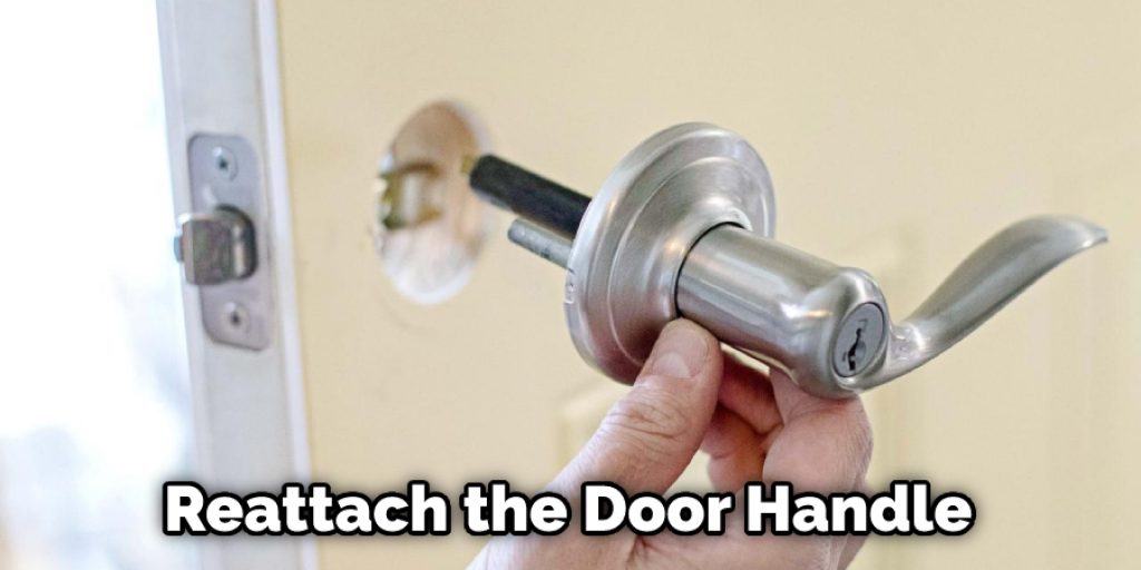 Reattach the Door Handle