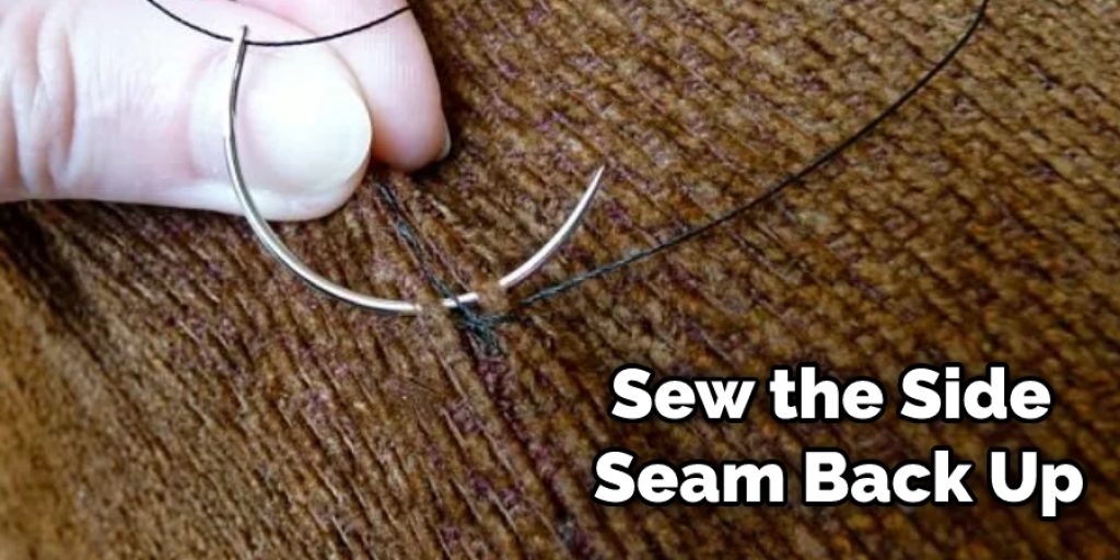 Sew the Side Seam Back Up