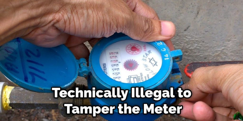 Technically Illegal to Tamper the Meter