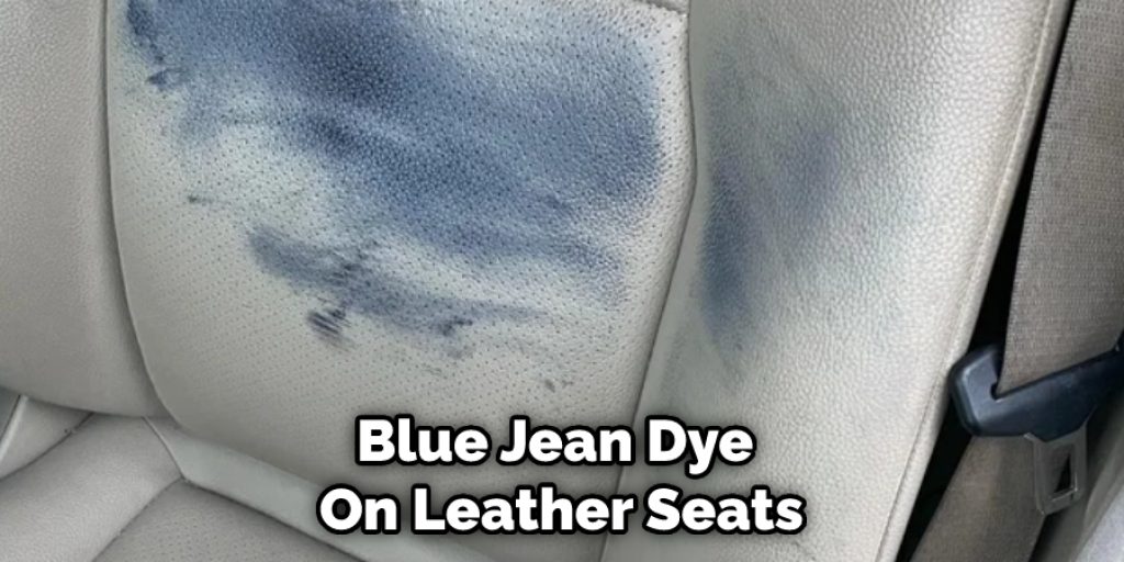 Blue Jean Dye  On Leather Seats