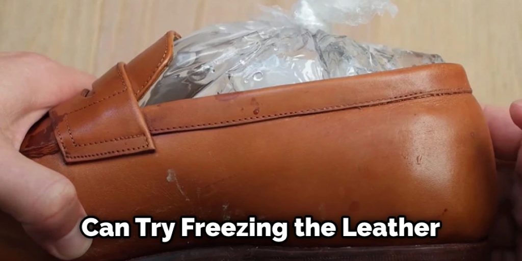 Can Try Freezing the Leather