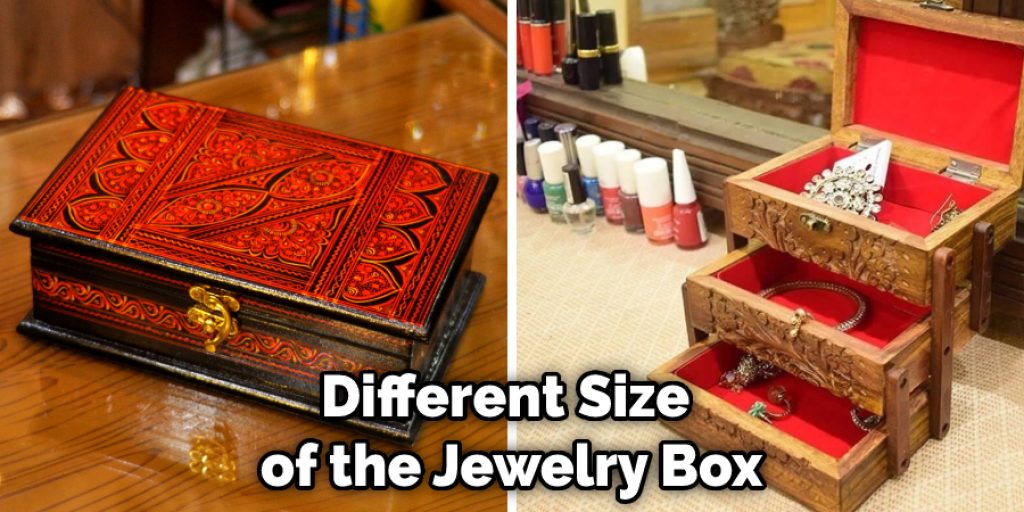 Different Size of the Jewelry Box