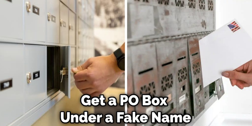 Get a PO Box Under a Fake Name