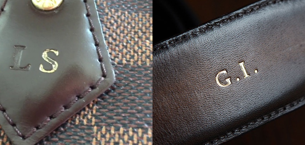 HOW TO REMOVE LOUIS VOUITTON's HEAT STAMP/INITIALS 
