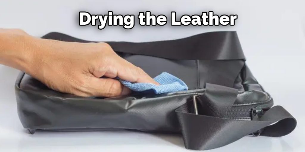 Drying the Leather