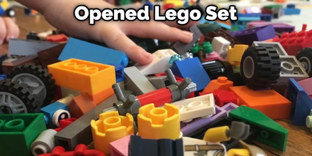 Opened Lego Set