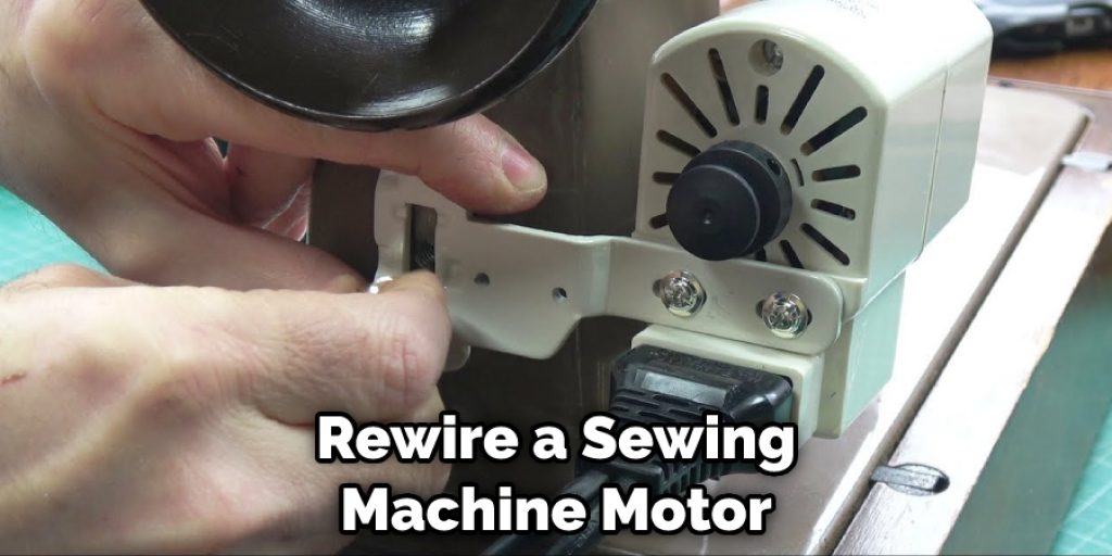 Rewire a Sewing Machine Motor