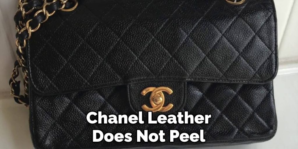 Chanel Leather Does Not Peel