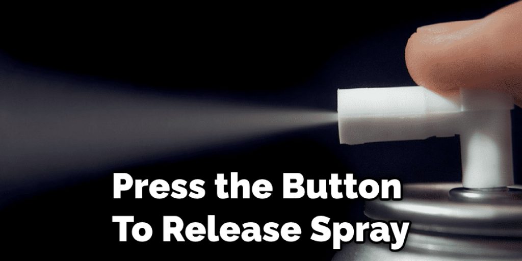 Press the Button  To Release Spray